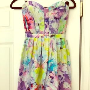 Parker floral cocktail dress